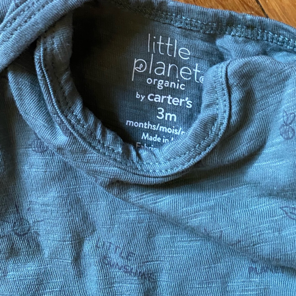 2 for $10 or 3 for $12- Little Voyager Green Bodysuit